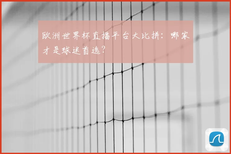 欧洲世界杯直播平台大比拼：哪家才是球迷首选？