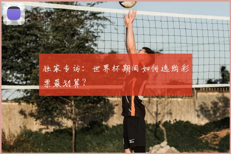 独家专访：世界杯期间如何选购彩票最划算？